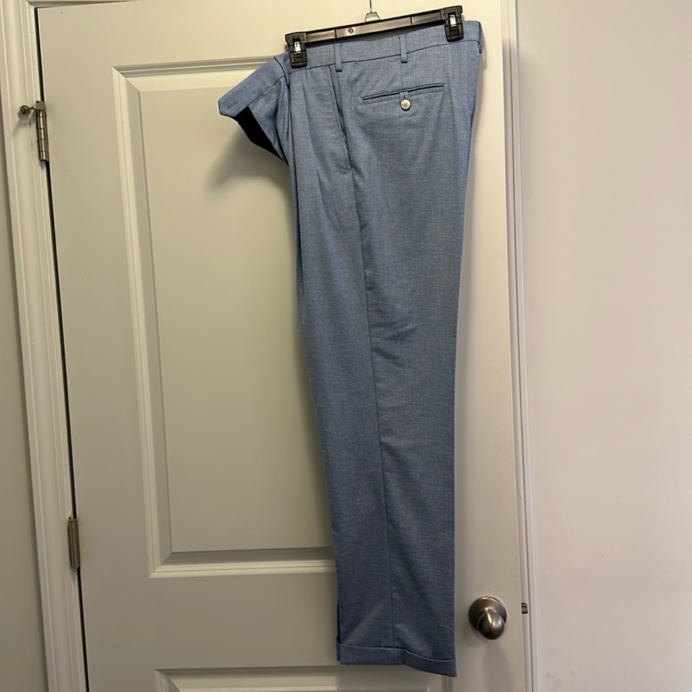 Light Blue Cuffed Roundtree & Yorke Pants